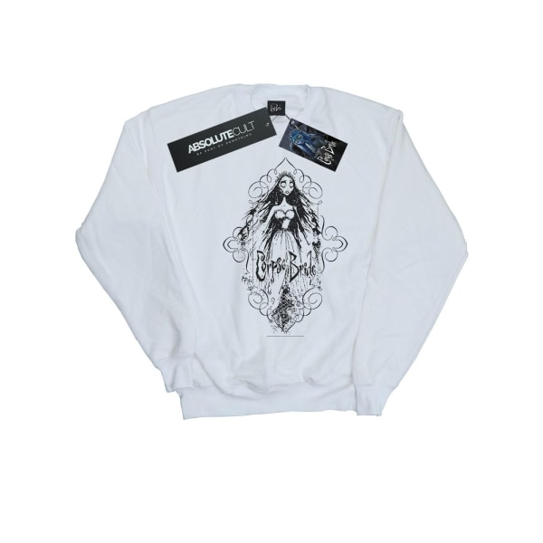 Corpse Bride Dam/Dam Sketched Bride Sweatshirt XXL Vit White XXL