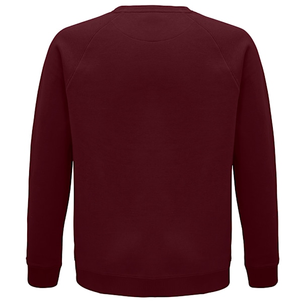 SOLS Unisex Adult Space Organic Raglan Sweatshirt XL Burgundy Burgundy XL