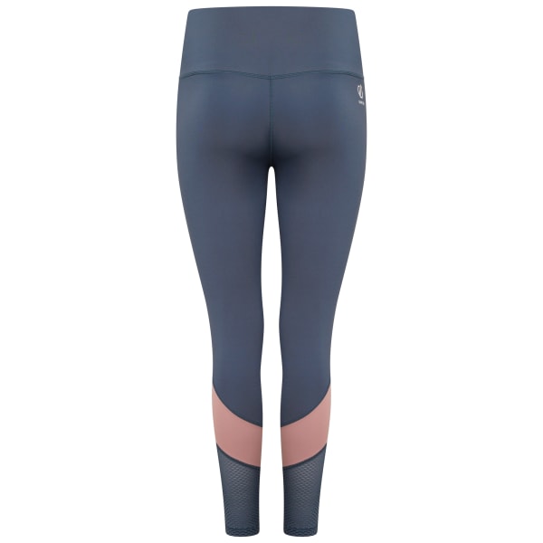 Dare 2B Womens/Ladies Move Fitness Leggings 8 UK Orion Grey/Dus Orion Grey/Dusty Rose 8 UK