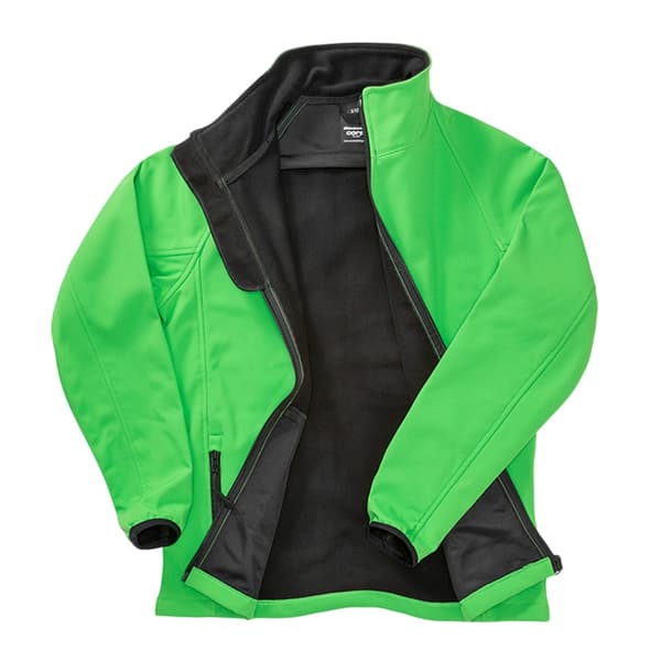 Result Dam/Dam Core Tryckbar Softshelljacka S Vivid Gr Vivid Green / Black S