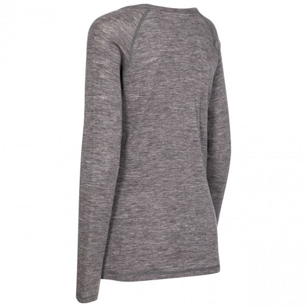 Trespass Dam/Kvinnor Libra Merino Baslager Topp XL Mörkgrå Dark Grey Marl XL