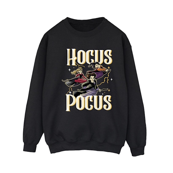 Hocus Pocus Flygande Sweatshirt för Kvinnor/Dam Storlek S Svart Black S