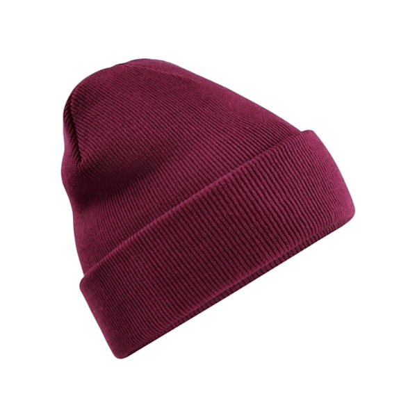 Beechfield Original Recycled Cuffed Beanie One Size Burgundy Burgundy One Size
