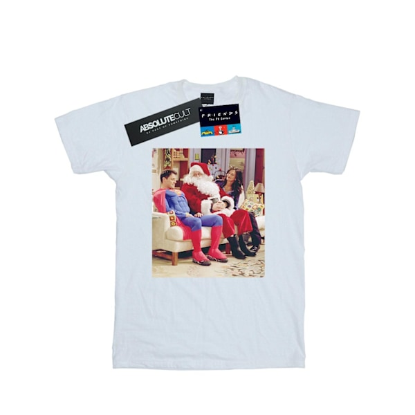 Friends Boys Couch Santa T-shirt 5-6 år Vit White 5-6 Years