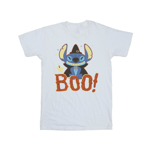 Disney Boys Lilo & Stitch Boo! T-shirt 5-6 år Vit White 5-6 Years