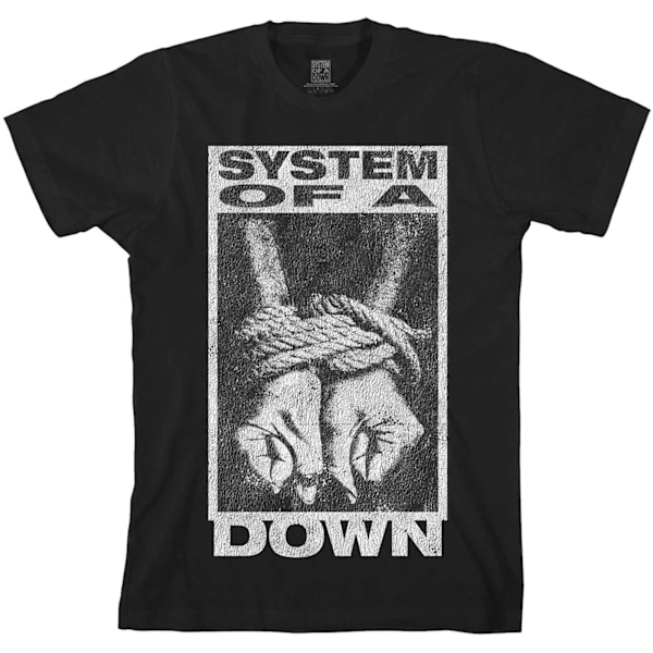 System Of A Down Unisex Vuxen Ensnared Bomull T-shirt XXL Svart Black XXL