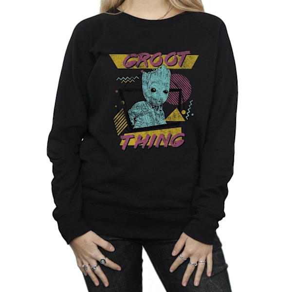 Marvel Womens/Ladies Guardians Of The Galaxy Vol. 2 Groot Thing Black XXL