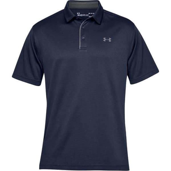 Under Armour Herr Tech Mesh Pikétröja L Midnight Navy Midnight Navy L