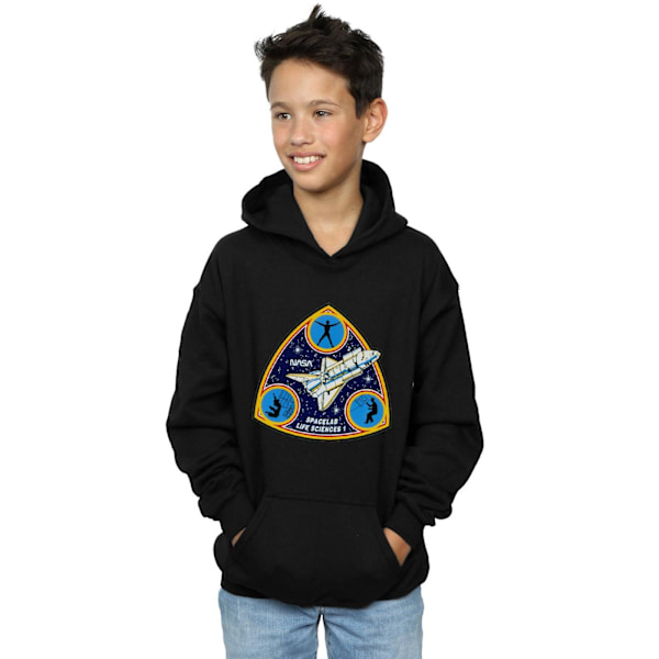 NASA Boys Classic Spacelab Life Science Hoodie 9-11 år Svart Black 9-11 Years