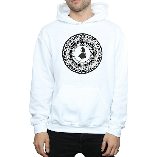 Disney Herr Alice In Wonderland Circle Hoodie M Vit White M
