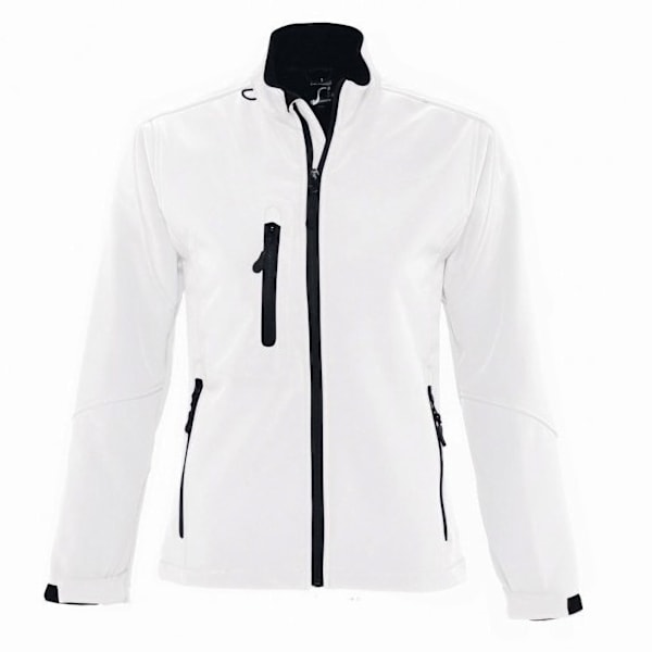 SOLS Dam/Damer Roxy Soft Shell Jacka (Andningsbar, Vindtät Och Vattenavvisande) White L