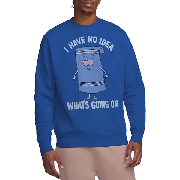 South Park Unisex Vuxen Towelie Sweatshirt L Kungsblå Royal Blue L