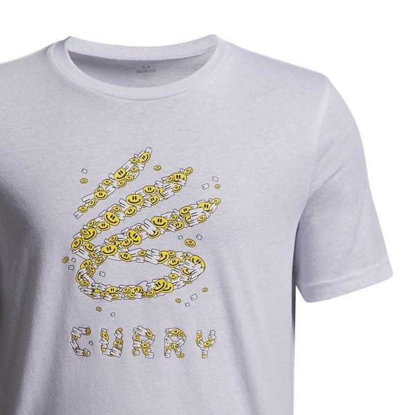 Under Armour Pojkar Curry T-shirt 13 år Vit White 13 Years