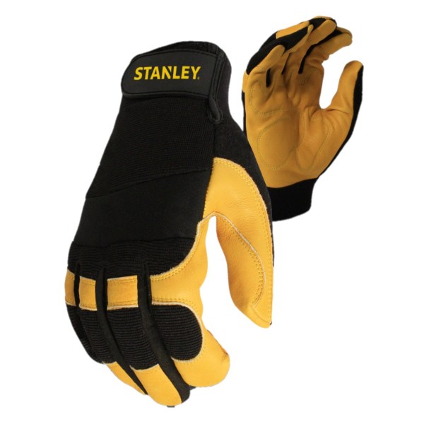 Stanley Unisex Adult Hybrid Performance Lädersäkerhetshandskar L Black/Yellow L