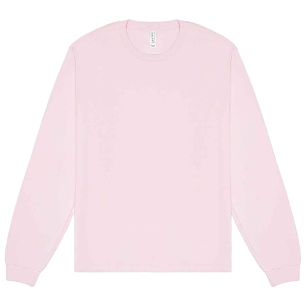 Bella + Canvas Unisex Vuxen Kraftig Långärmad T-shirt M Soft Pink M