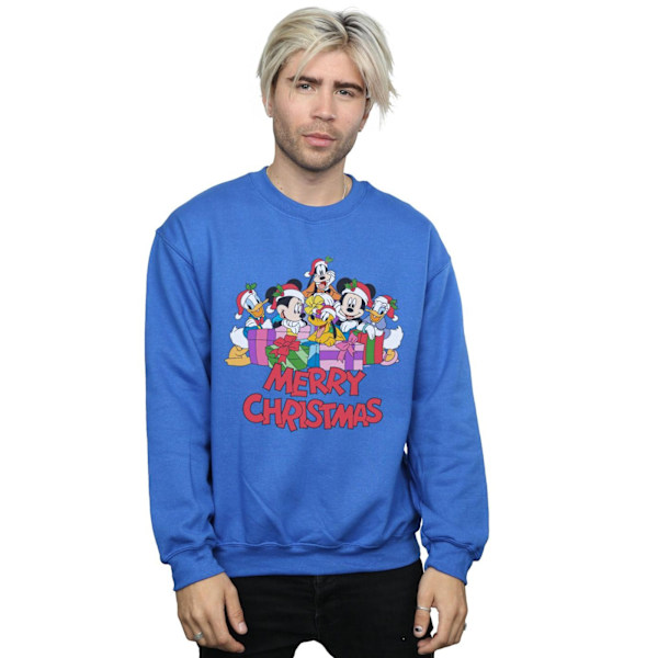 Disney Herr Mickey Mouse Och Vänner Jultröja 4XL R Royal Blue 4XL