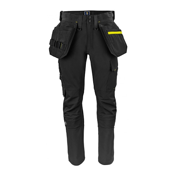 Projob Stretch Cargo Byxor för Herr 40.5R Svart Black 40.5R