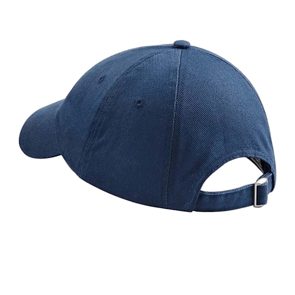 Beechfield Unisex Lågprofilerad Tung Bomullsborrkeps / Huvudbonad French Navy One Size