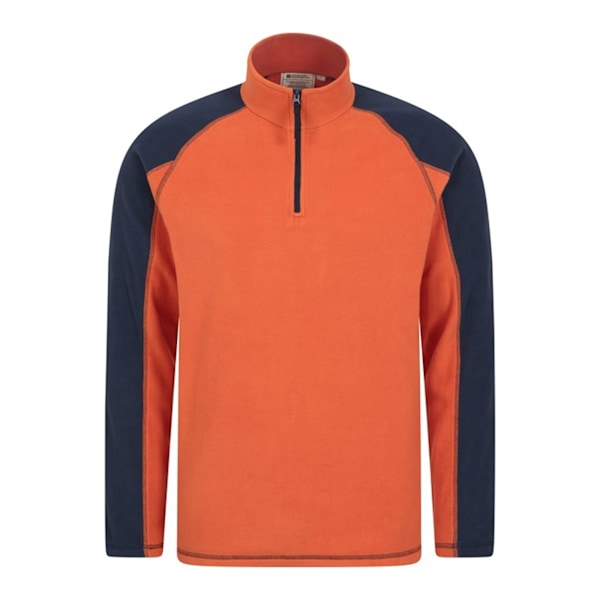 Mountain Warehouse Ashbourne II Fleece Tröja med Halv Dragkedja Herr M Oran Orange M