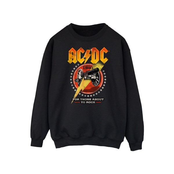 AC/DC Herr för de som ska rocka 1981 Sweatshirt 4XL Svart Black 4XL