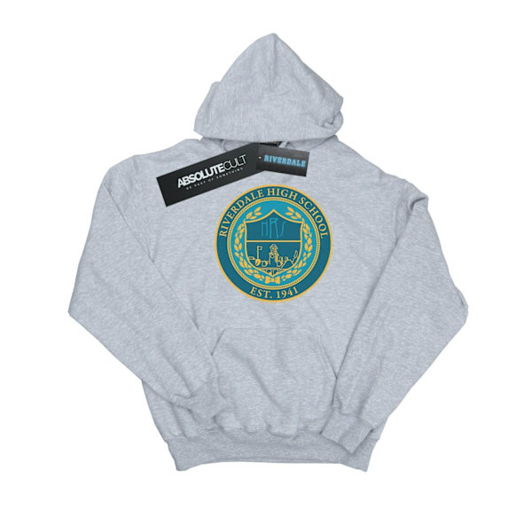 Riverdale Dam/Damer High School Crest Hoodie L Sports Grey Sports Grey L