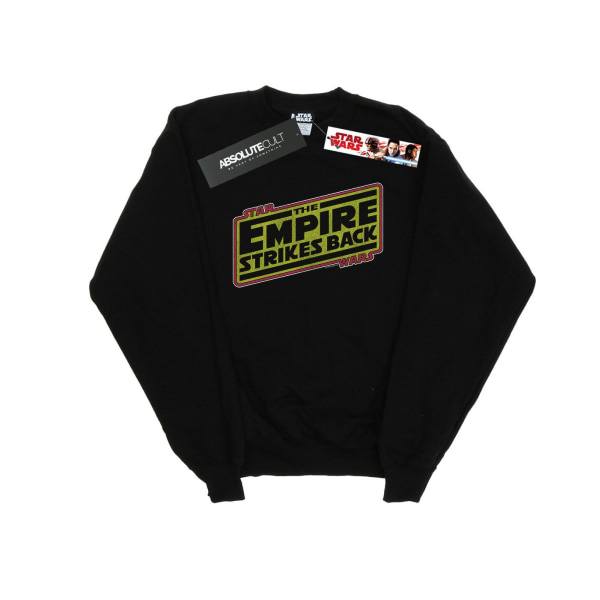 Star Wars Boys The Empire Strikes Back Logotröja 7-8 år Black 7-8 Years