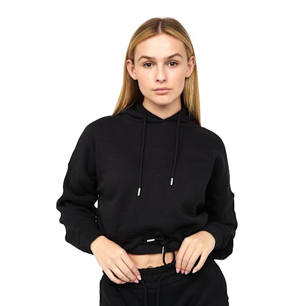 Juice Womens/Ladies Danica 2 Crop Hoodie M Svart Black M