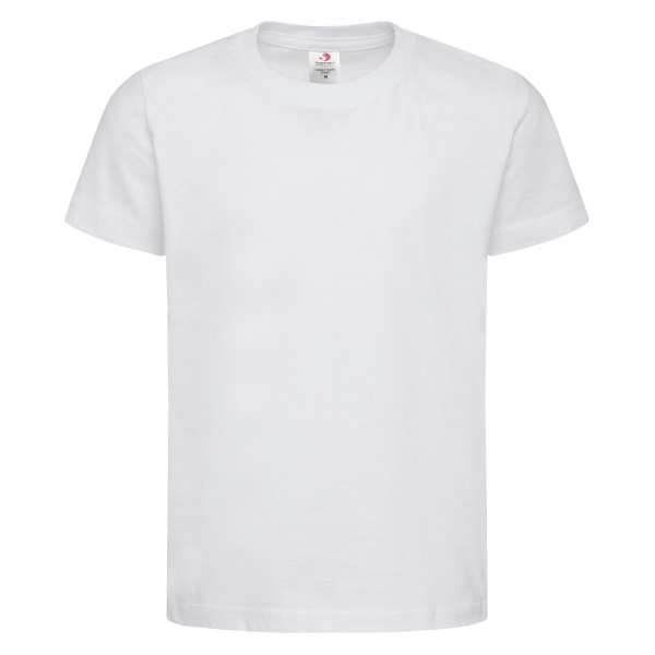 Stedman Childrens/Kids Klassisk Ekologisk T-shirt S Vit White S