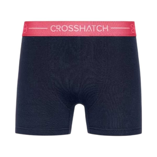 Crosshatch Herr Astral Logo Boxertrosor (3-pack) L Marinblå Navy L