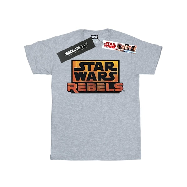 Star Wars Herr Rebel Logo T-shirt S Sports Grey Sports Grey S