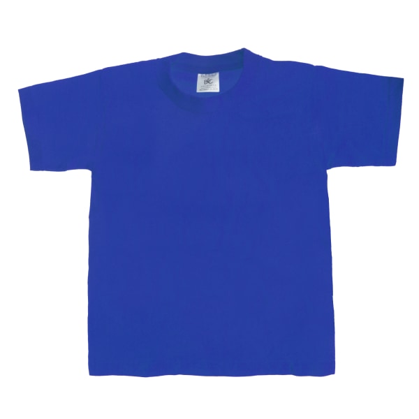 B&C Kids/Childrens Exact 190 kortärmad T-shirt (paket med 2) Royal 12-14