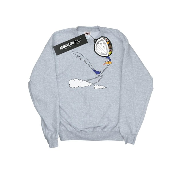 Looney Tunes Mens Road Runner Running Sweatshirt 5XL Sports Grå Sports Grey 5XL