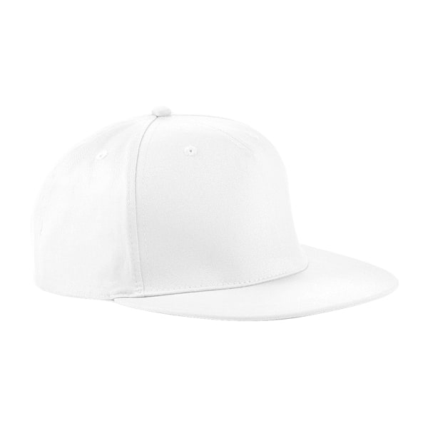 Beechfield Rapper Snapback Cap One Size Vit White One Size