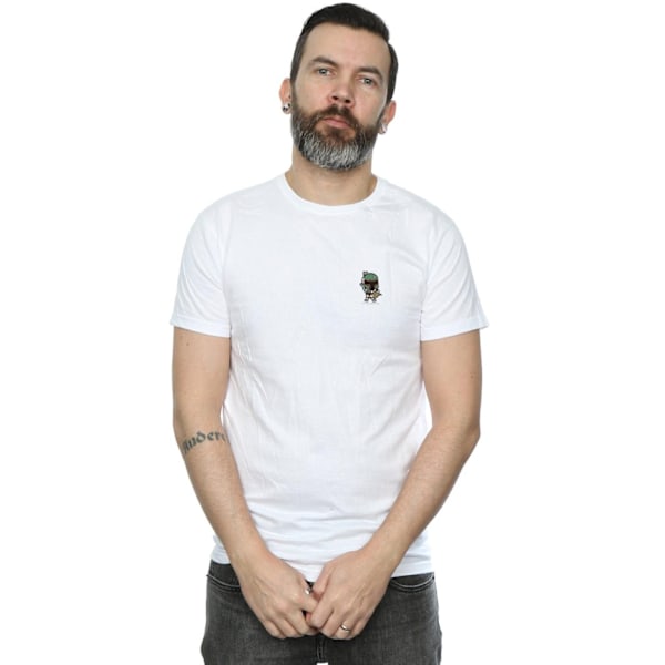 Star Wars Herr Boba Fett T-shirt med brösttryck M Vit White M