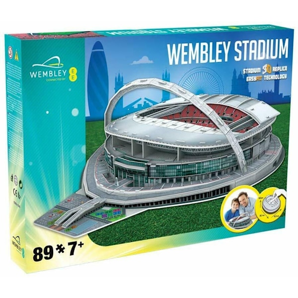 England FA Wembley Stadium 3D-pussel En storlek Flerfärgad Multicoloured One Size