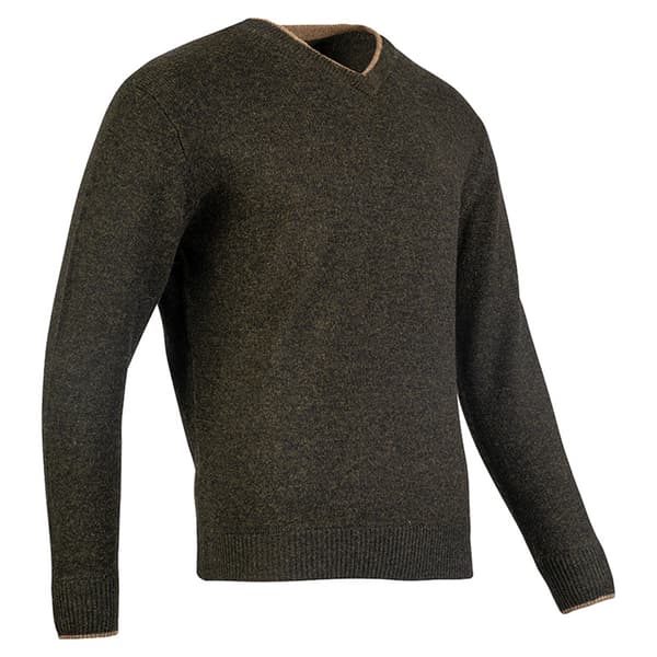 Jack Pyke Herr Ashcombe Lamull V-ringad Tröja S Mörk Oliv Dark Olive S