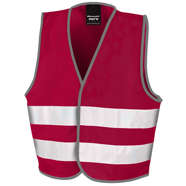 Result Barn/Barn Hi-Vis Väst M Bourgogne Burgundy M