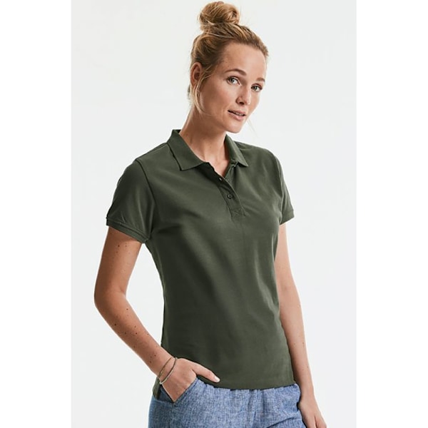 Russell Herr Pure Organic Polo 2XL Mörk Oliv Dark Olive 2XL