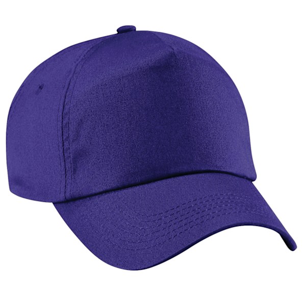 Beechfield Unisex Original 5-Panel Baseballkeps i enfärgad design, One Size Purple One Size