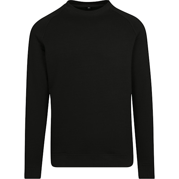 Bygg ditt varumärke Herr Raglan-ärm Crew Neck Sweat 4XL Svart Black 4XL