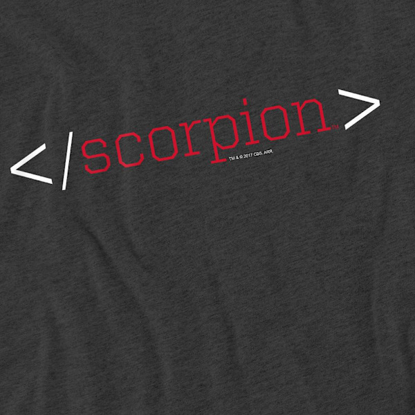 Scorpion Unisex Vuxen Logo T-Shirt M Kolgrå Charcoal M