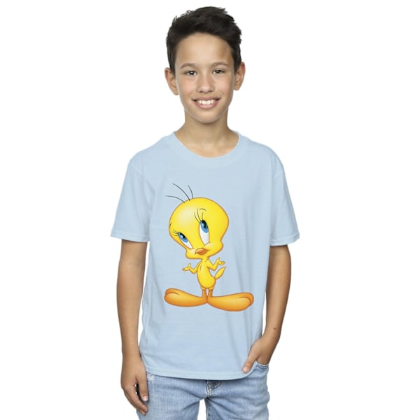 Looney Tunes Boys Tweety Standing T-Shirt 12-13 år Baby Blue Baby Blue 12-13 Years