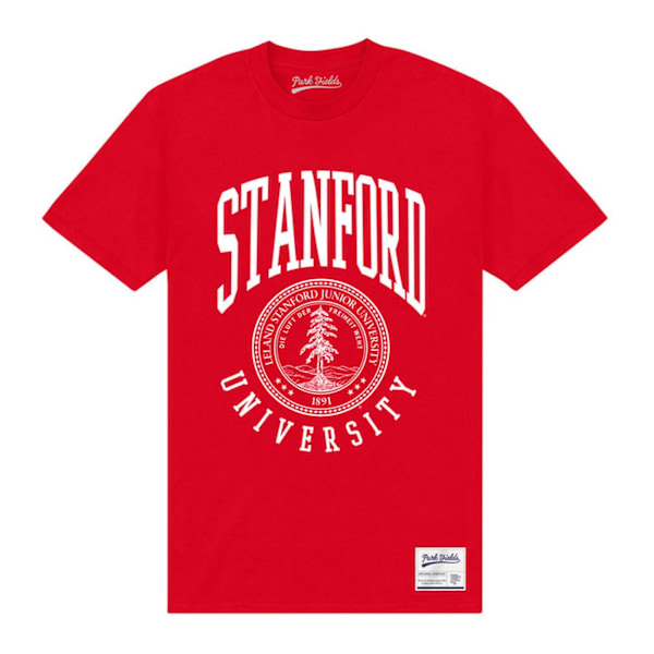 Stanford University Unisex Vuxen Crest T-Shirt L Röd Red L