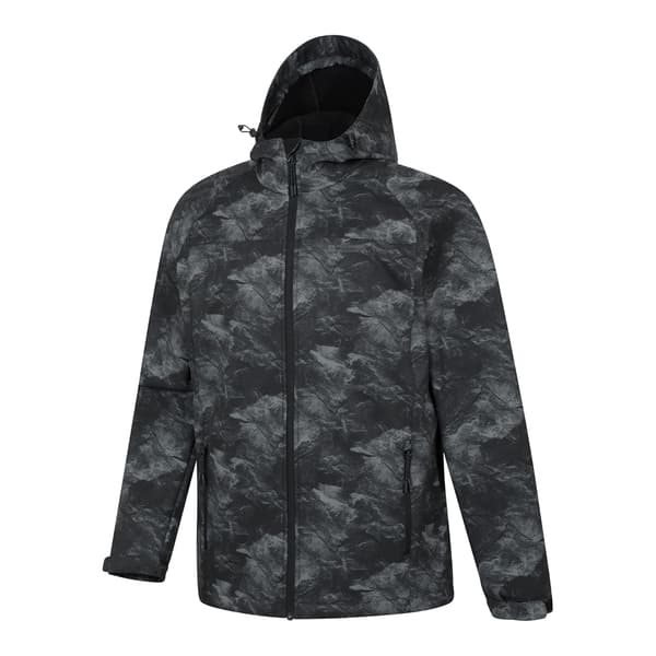 Mountain Warehouse Exodus Duschavvisande Softshelljacka för män XS Alloy Grey XS