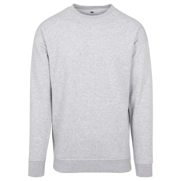 Build Your Brand Herr Crew Neck Enfärgad Sweatshirt S Grå Grey S