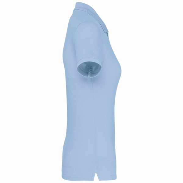 WK. Designed To Work Dam/Dam Piqué Antibakteriell Pikétröja Sky Blue 16 UK