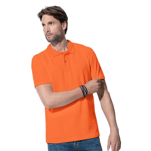 Stedman Herr Bomulls Polo 2XL Orange Orange 2XL