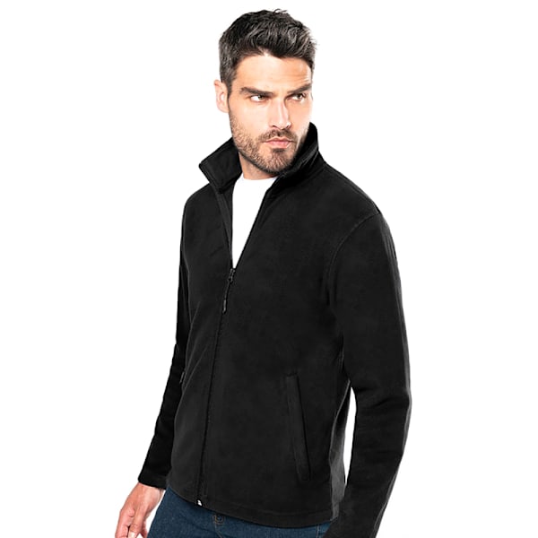 Kariban Falco Full Zip Anti Pill Fleecejacka 3XL Svart Black 3XL