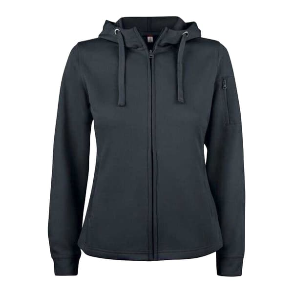 Clique Dam/Dam Basic Full Zip Hoodie S Svart Black S