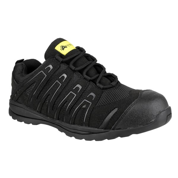 Amblers Unisex FS40C Icke-Metall Säkerhetsskor 7 UK Svart Black 7 UK